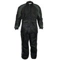 Men's Black Two-Piece Armored Rain Suit F5834
