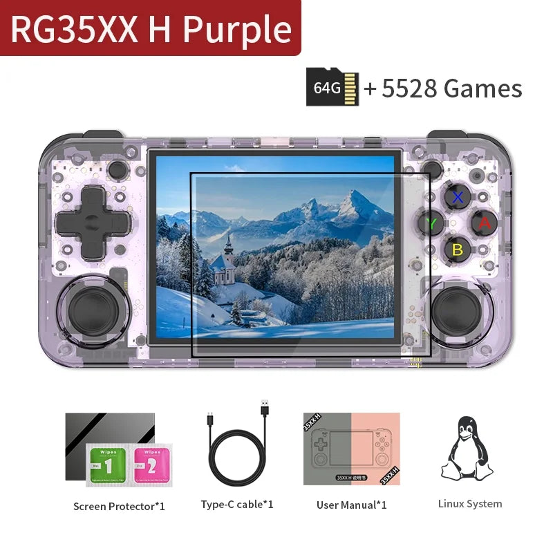 Handheld Game Console 3.5 inch IPS Screen 3300mAh 64G A26697