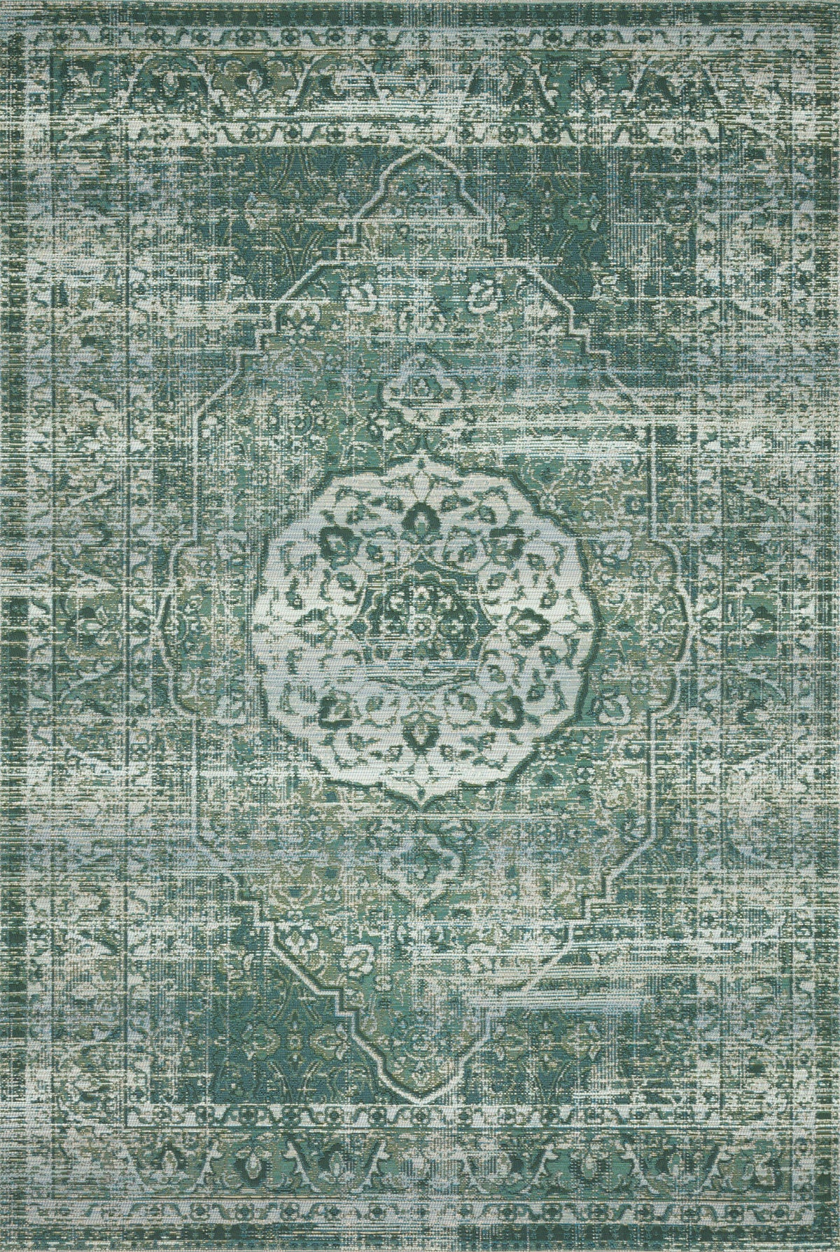 Green 10'6 x 13'9 Rug J5933