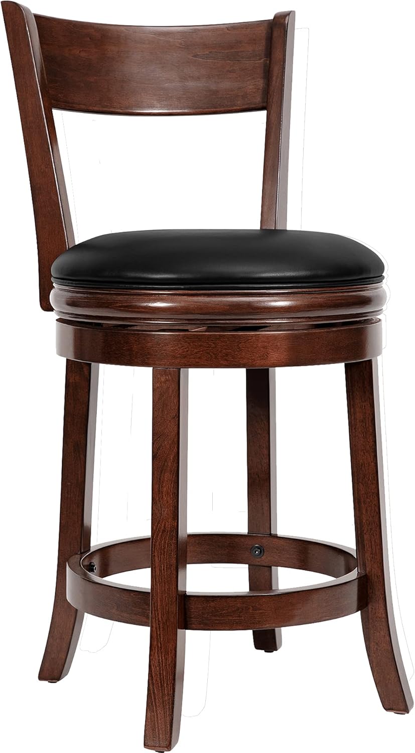 24 Inch Cappuccino Swivel Barstool Z59525