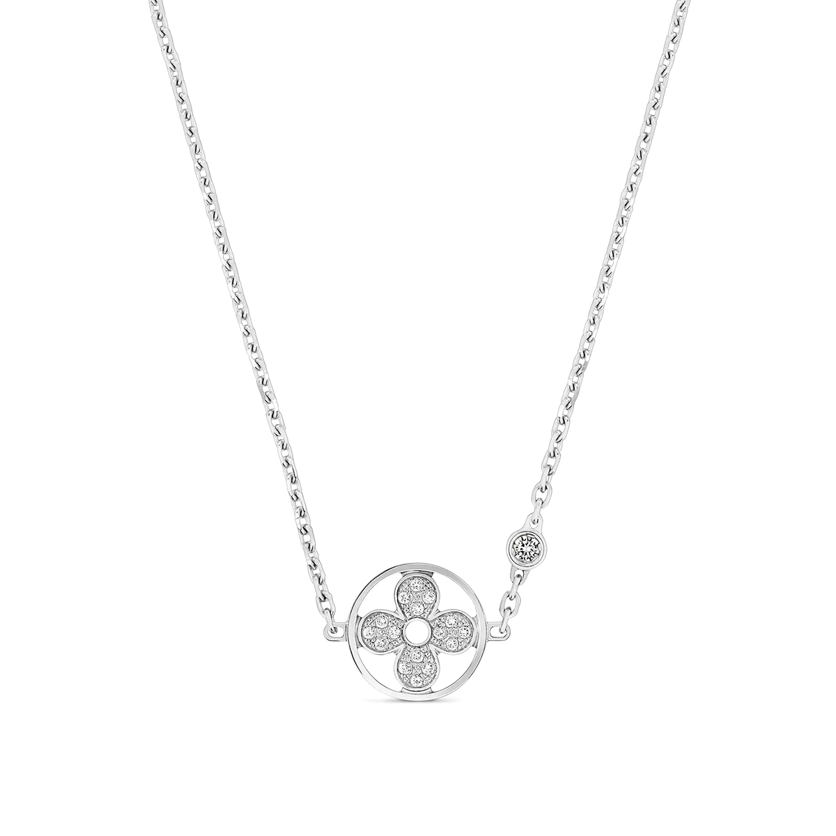 White Gold and Diamond Pendant E284037