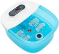 Foot Spa Bath Massager with Heat Bubbles Vibration and Red Light T851