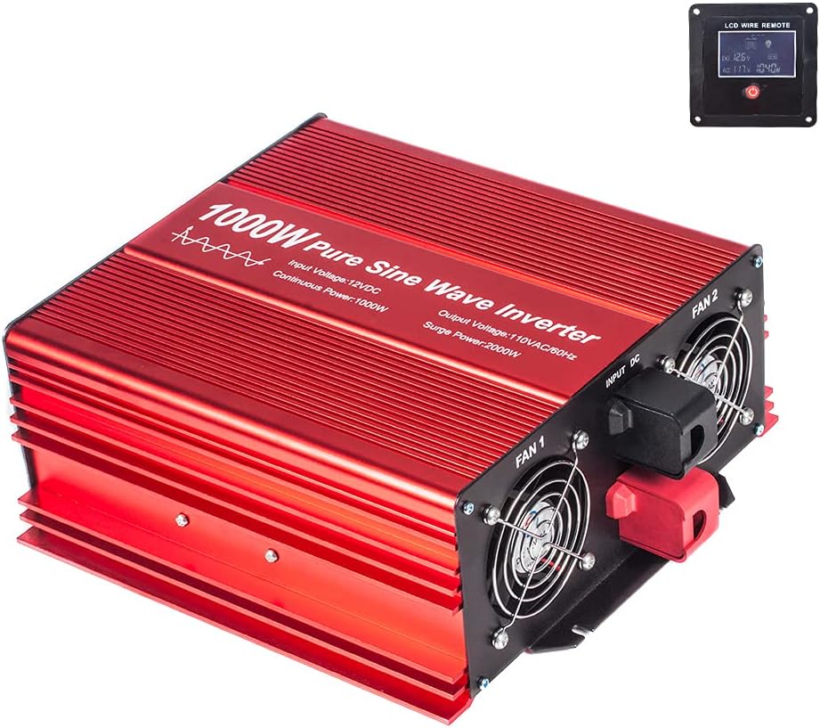 1500W Pure Sine Wave Inverter with Dual AC Outlets I12754