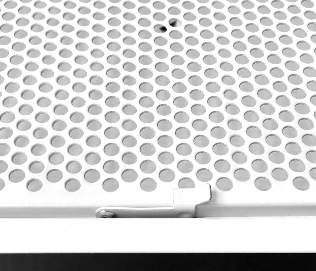 24 x 24 Perforated Return Grill with 12 Collar R4430