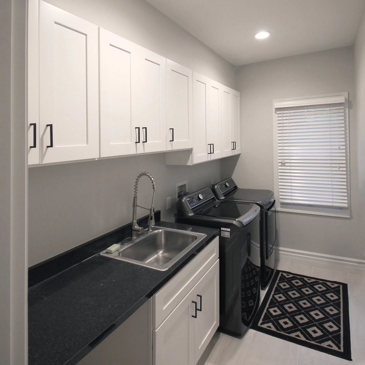 White Shaker Tall Wall Kitchen Cabinet 30x24x12 E958159