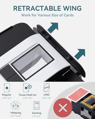Automatic Card Shuffler for 1-2 Decks X611
