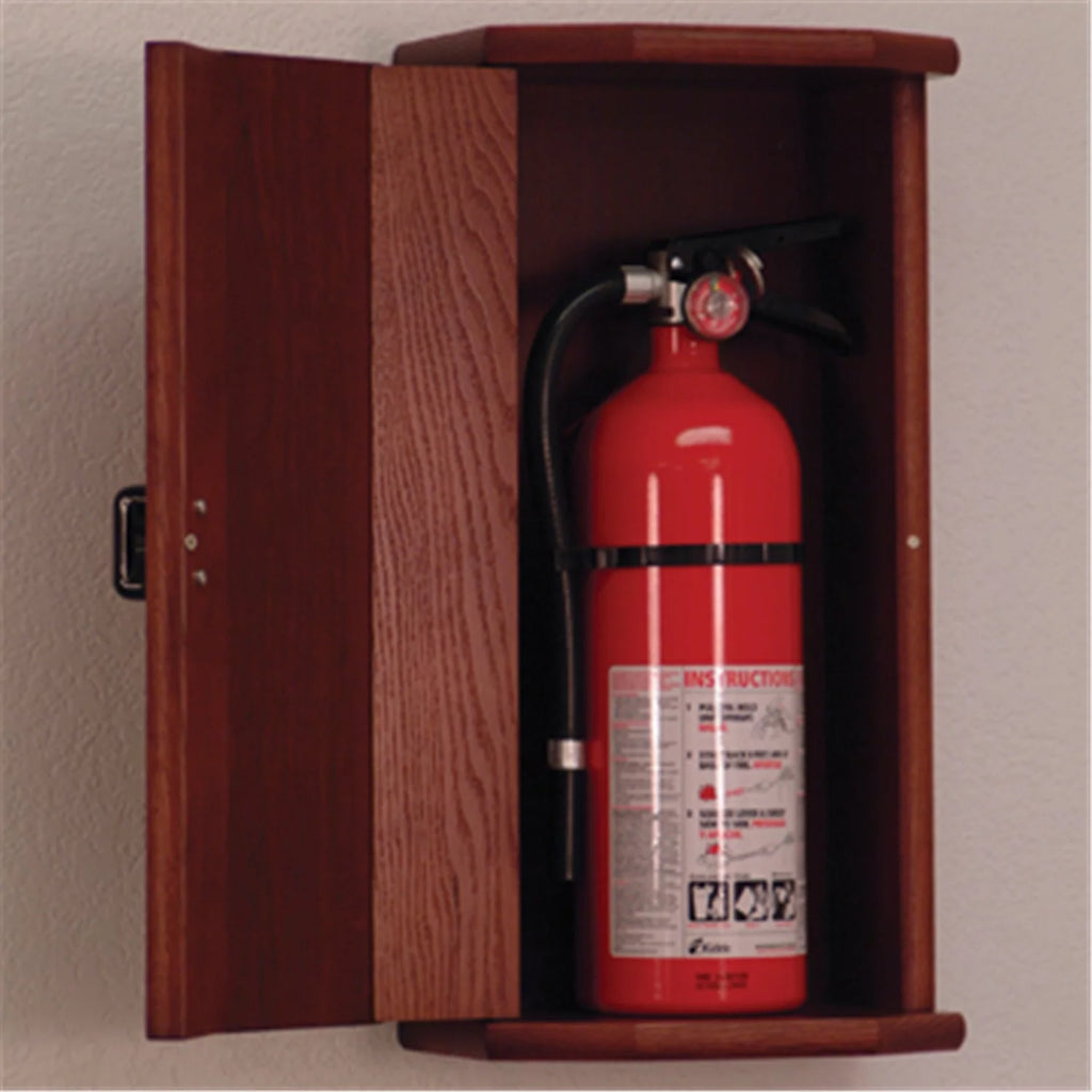 Wooden Mahogany Fire Extinguisher Cabinet L233315