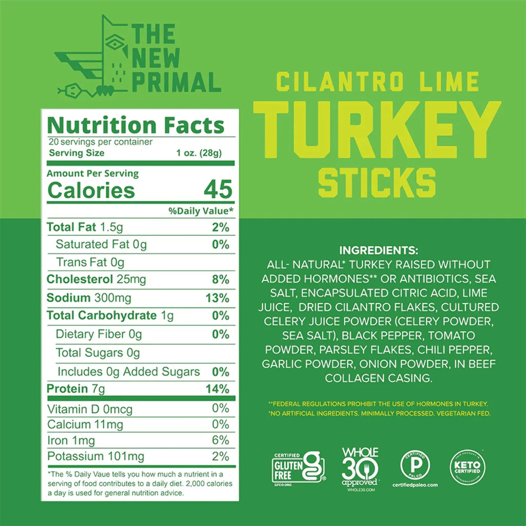 Zero Sugar Meat Stick Sampler, 10 Count W757