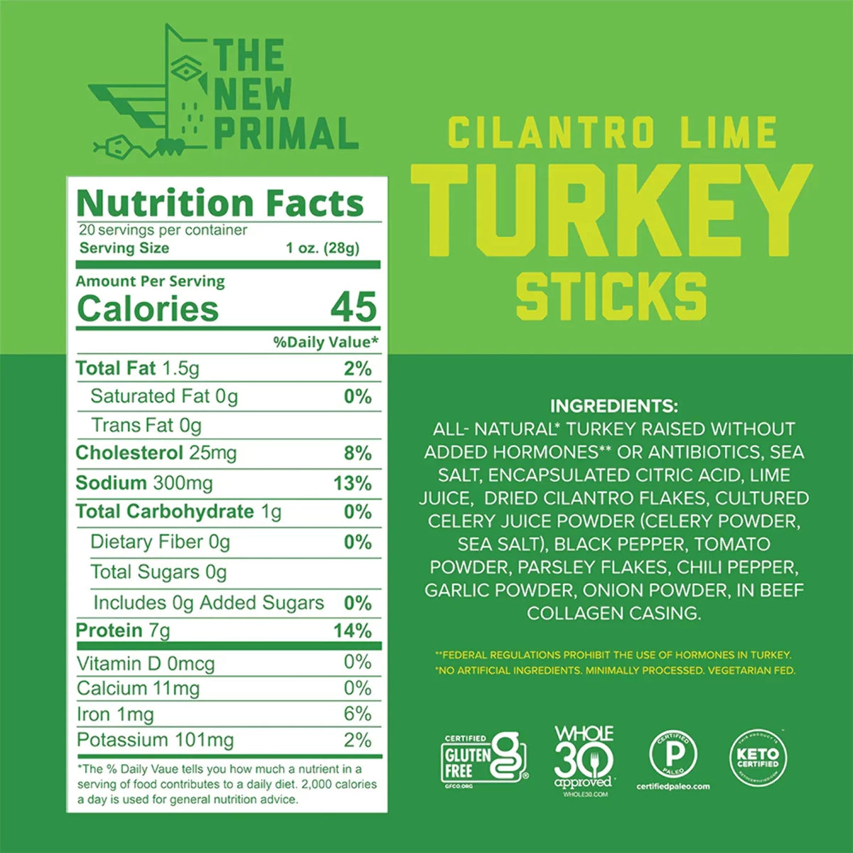 Zero Sugar Meat Stick Sampler, 10 Count W757
