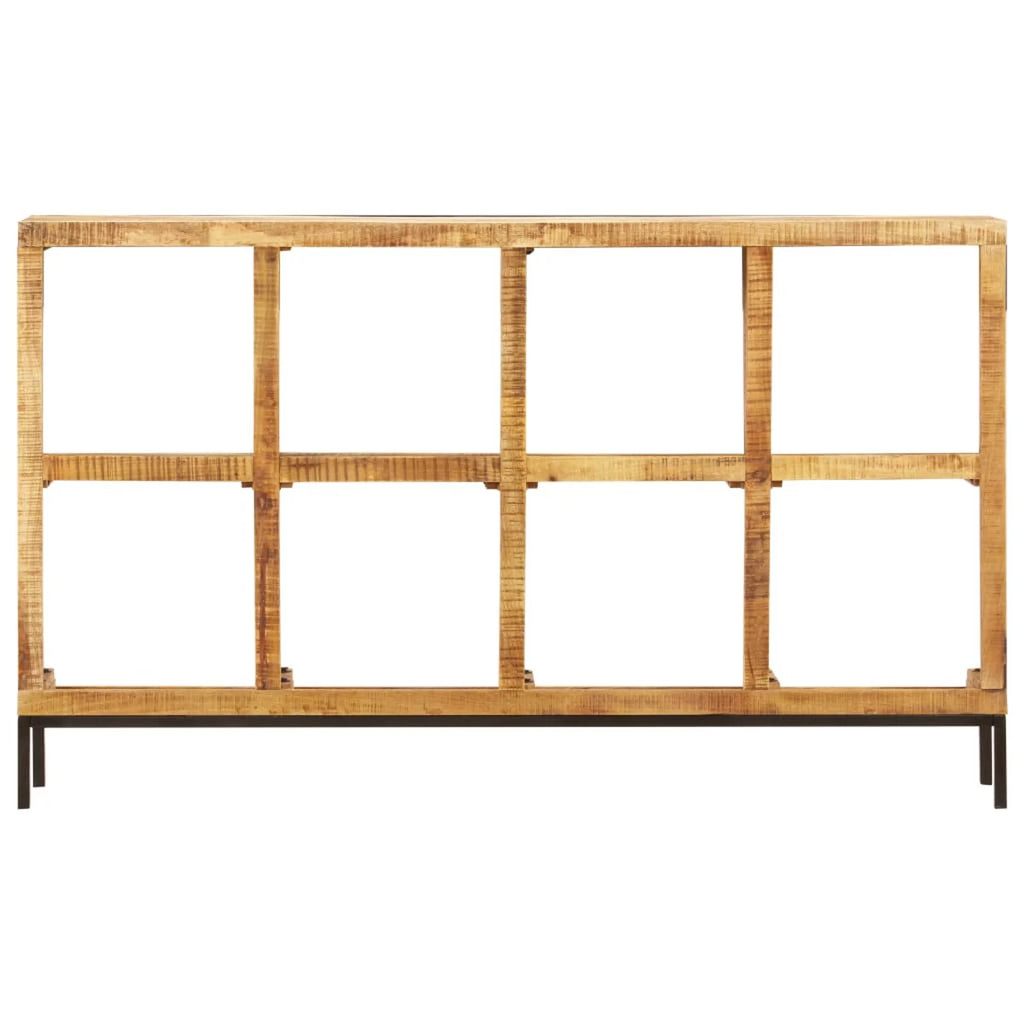 Wooden Sideboard with 8 Storage Compartments Mango Wood Console Table W202330