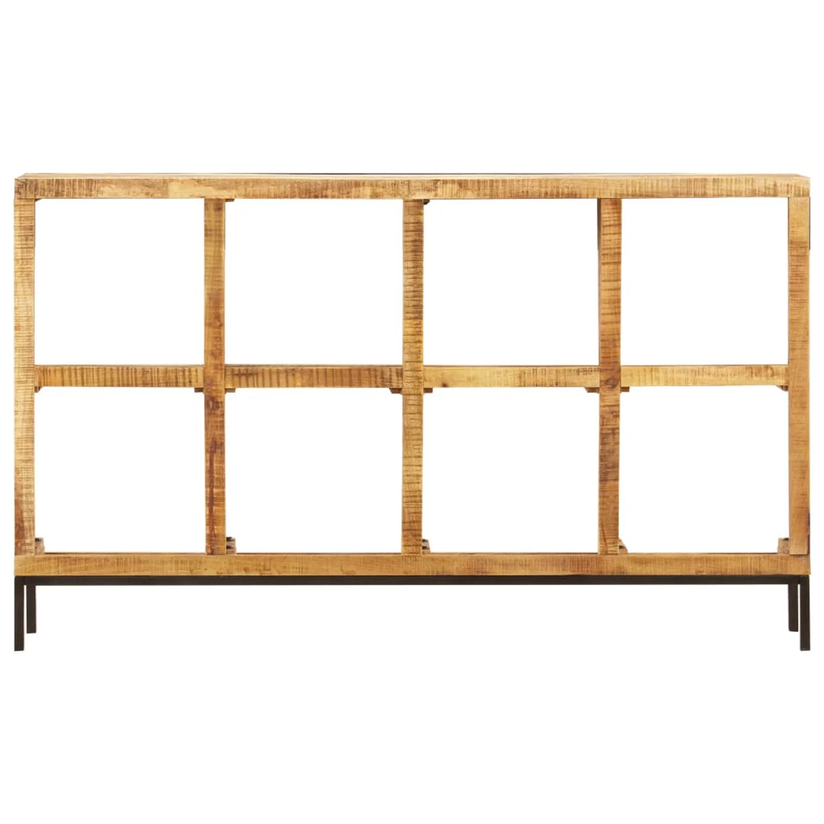Wooden Sideboard with 8 Storage Compartments Mango Wood Console Table W202330