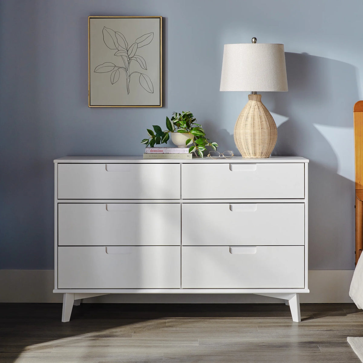 6 Drawer Solid Wood Dresser S618