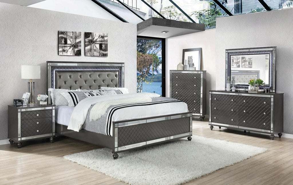 King Size Panel Bedroom Set A1167