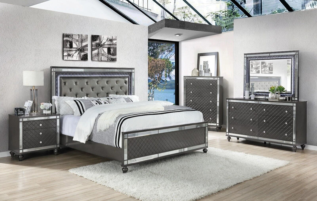 King Size Panel Bedroom Set A1167