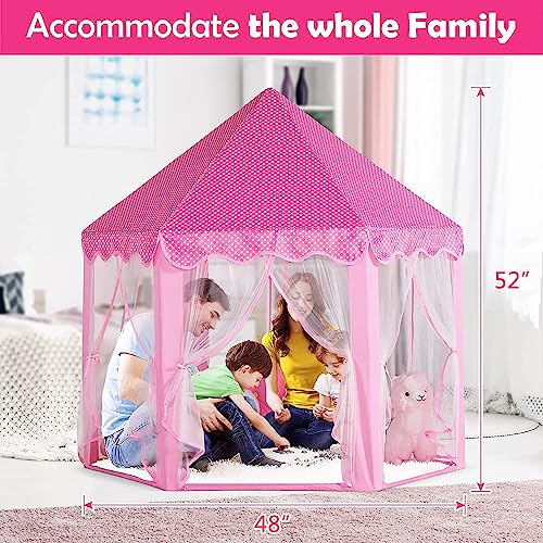 Princess Castle Play Tent Pink X2790