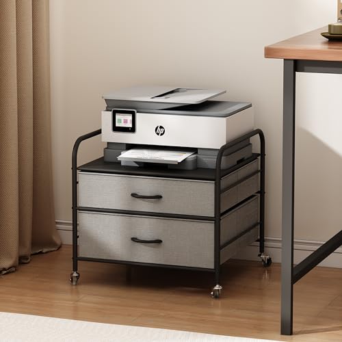 Mini Fridge Stand with 2 Drawer Storage A7119