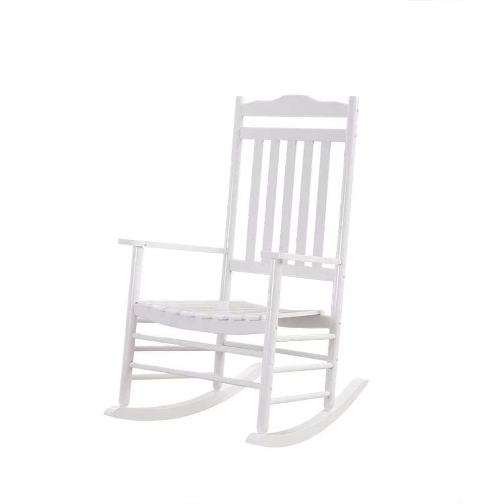 White Wood Rocking Chair E57574