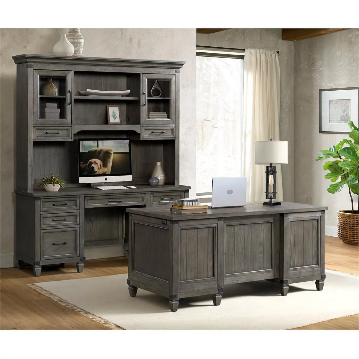 66" Transitional Wood Credenza T423