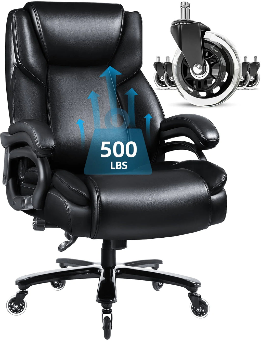 Heavy Duty Big and Tall Office Chair 500lbs D542
