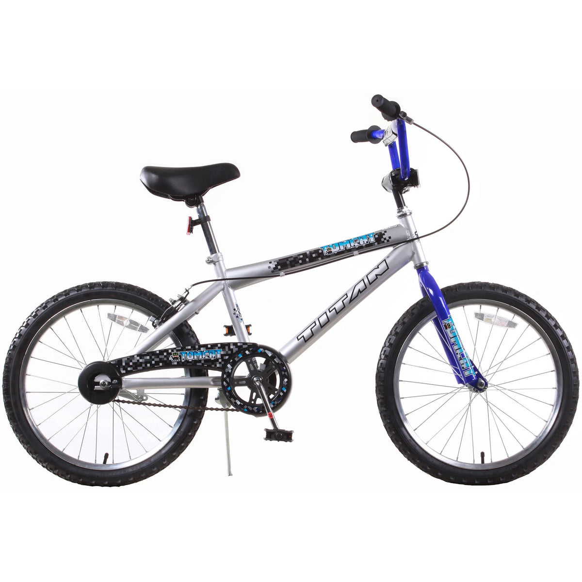 20 In. Blue and Silver BMX Bike T21612