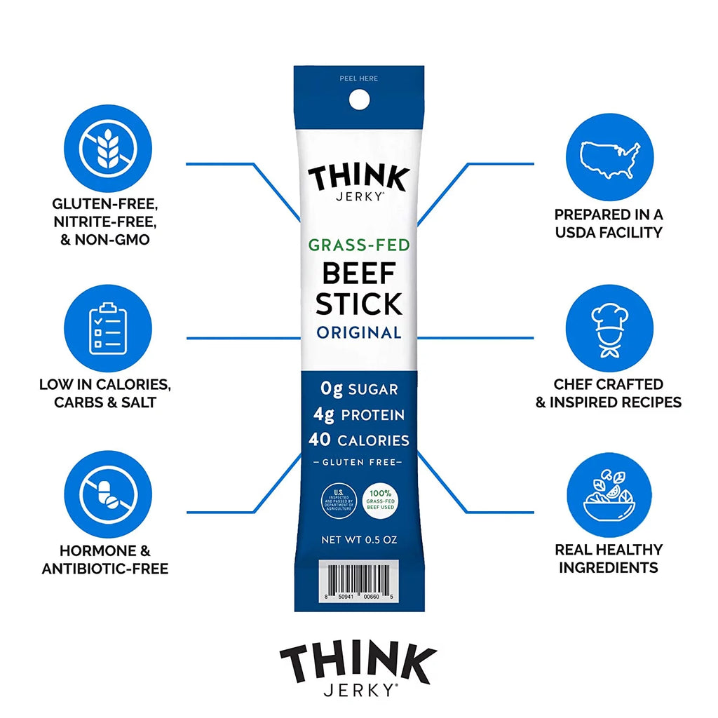Original Grass-Fed Beef Sticks 0.5 Ounce Pack of 20 H233900