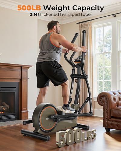 Elliptical Exercise Machine 20IN Stride 16 Resistance Levels C65350