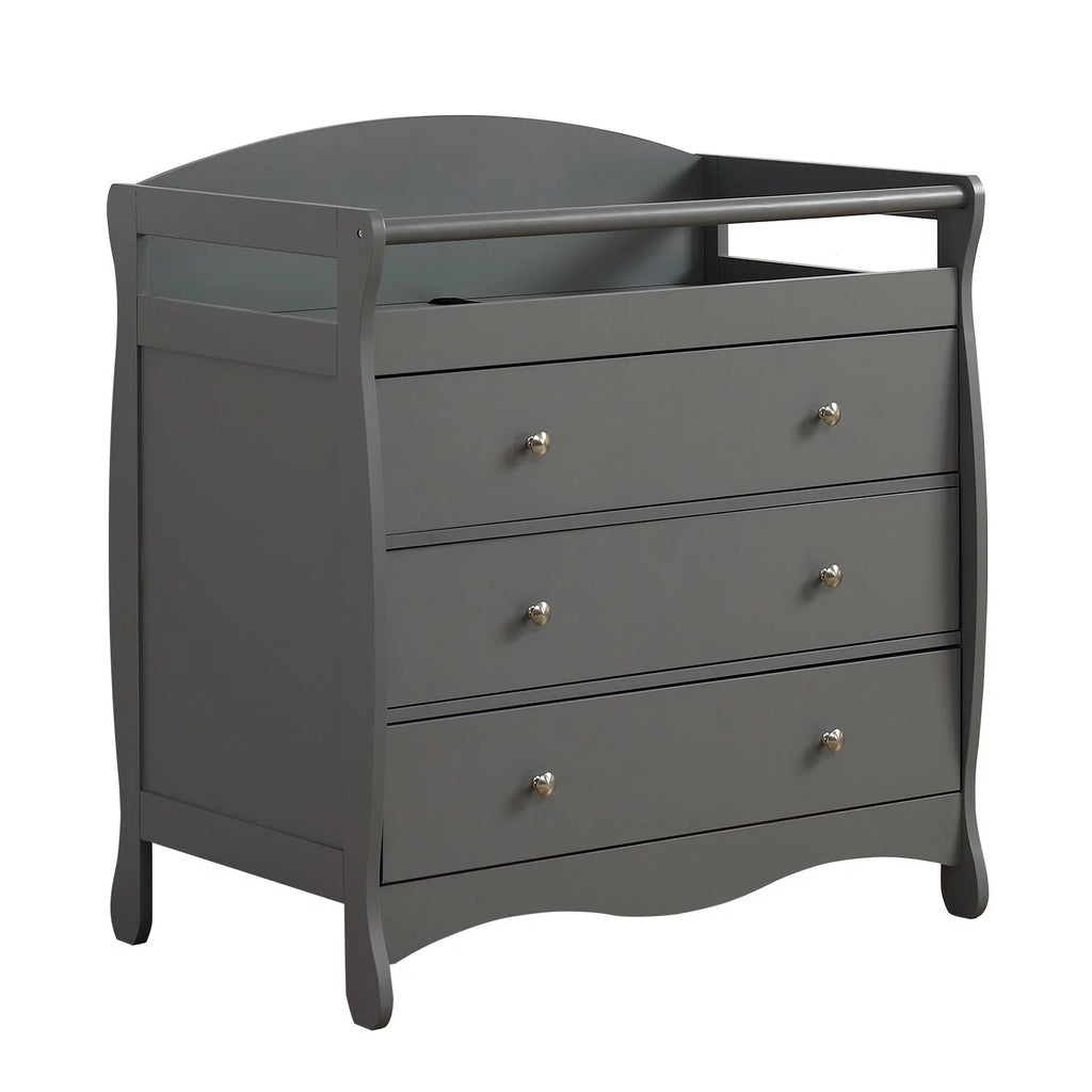 Gray 3 Drawer Changing Dresser X16379