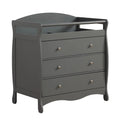Gray 3 Drawer Changing Dresser X16379
