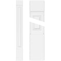 Raised Panel PVC Pilaster with Capital & Base (Pair) L87062