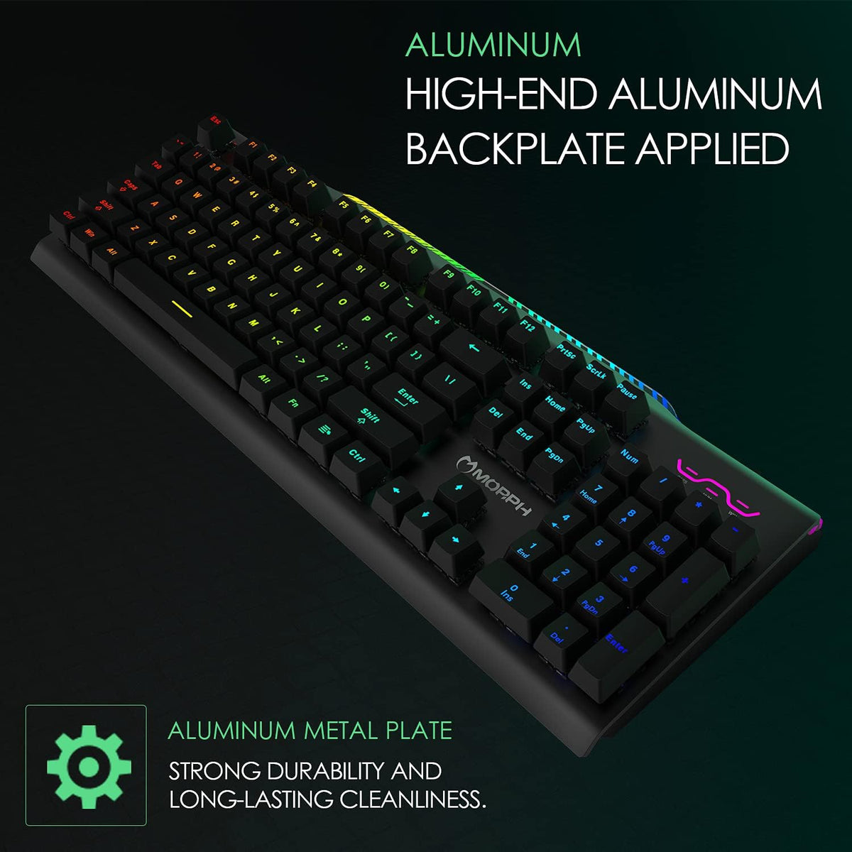 USB Wired RGB Mechanical Gaming Keyboard M2461