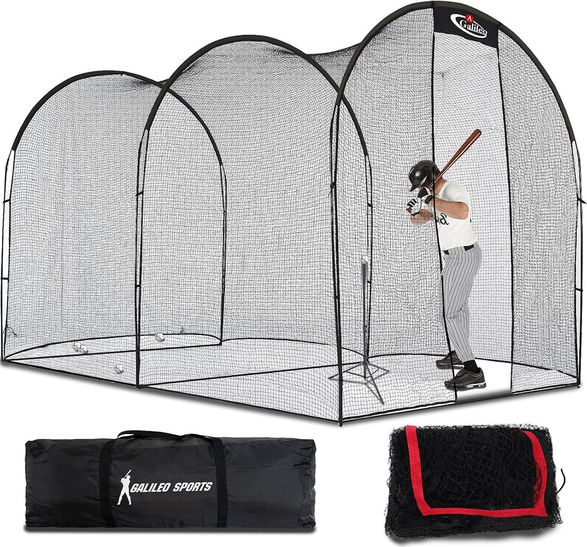 Portable Heavy Duty Baseball Softball Batting Cage Y45236