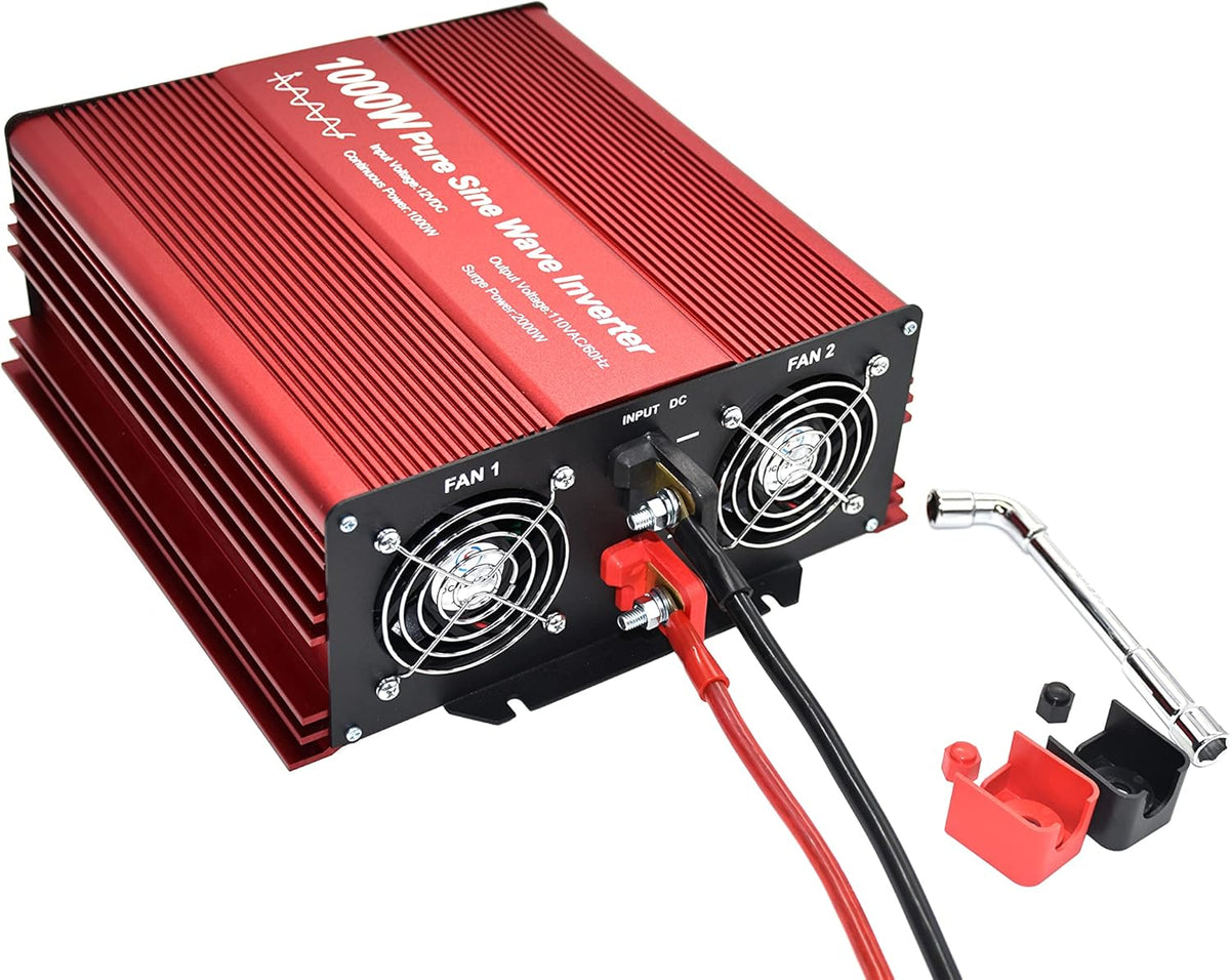 1500W Pure Sine Wave Inverter with Dual AC Outlets I12754