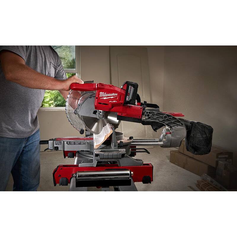 18V Brushless Cordless 10 in. Dual Bevel Sliding Compound Miter Saw with Stand O306510