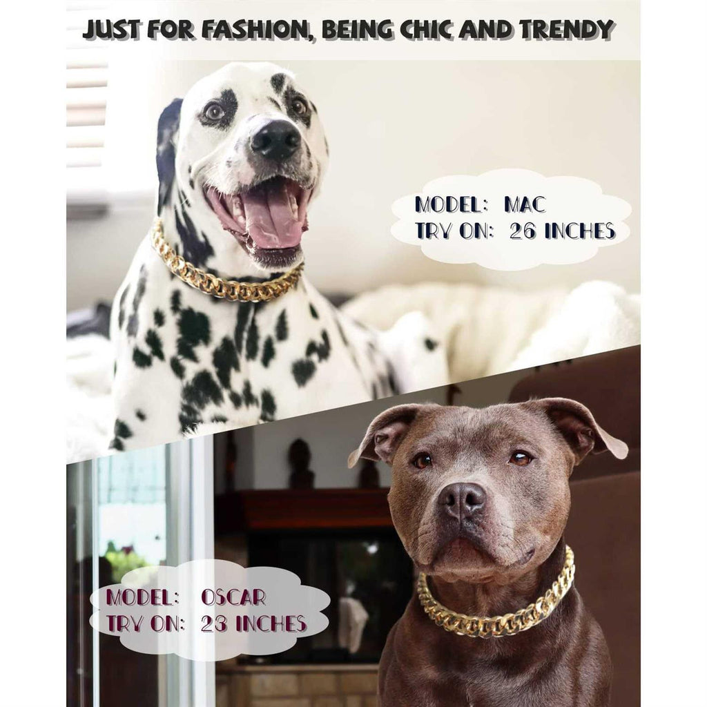 Gold Chain Cuban Link Dog Collar G87701