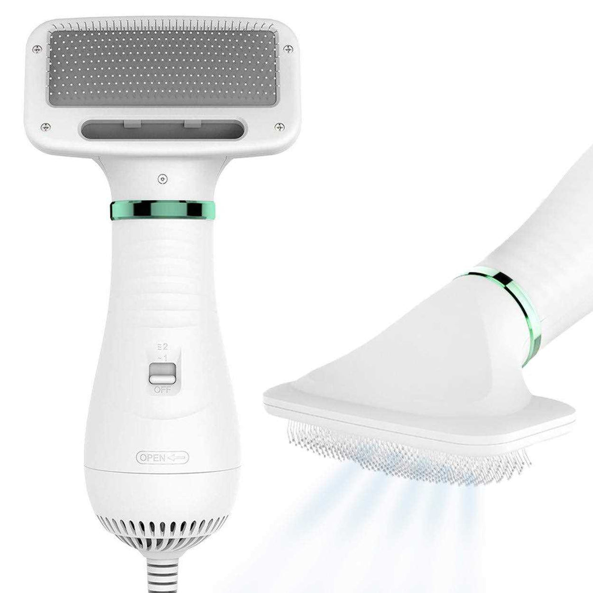 2-in-1 Pet Hair Dryer with Slicker Brush B547