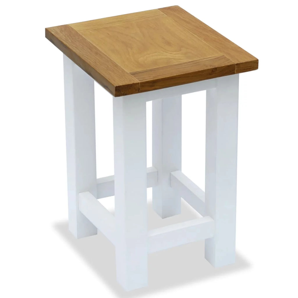 Solid Oak Wood End Table X644940