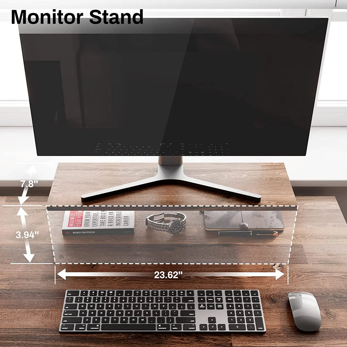 Reversible L Shaped Corner Computer Desk with Shelves L512677
