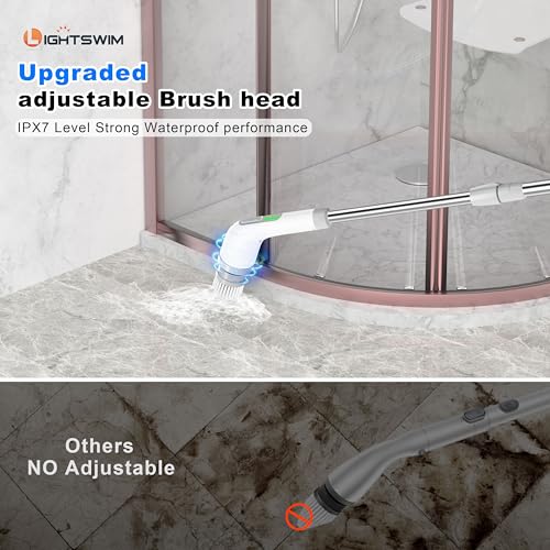 Electric Spin Scrubber 7 in 1 Dual Speed with Extension Arm I298585