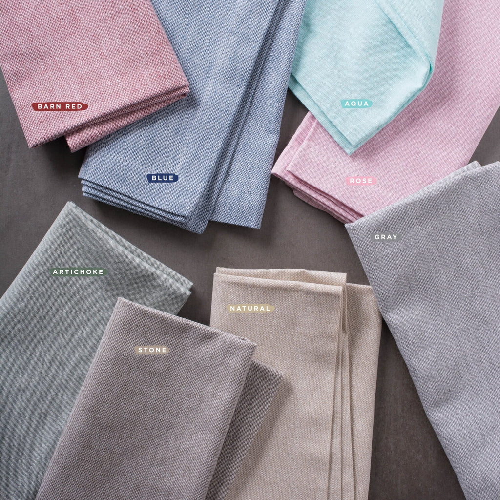 14x72" Cotton Chambray Table Runner B885