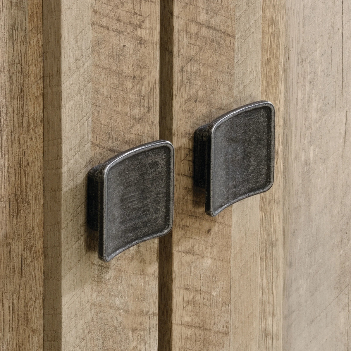 Lintel Oak Finish Storage Cabinet P17950