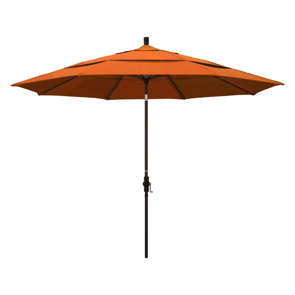 11 ft. Aluminum Double Vent Tilt Market Umbrella Z12551