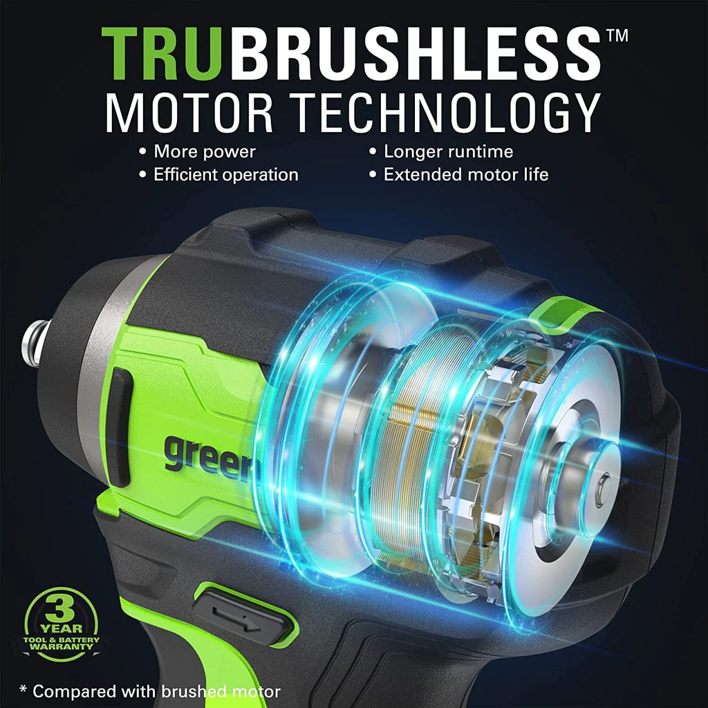 24V Brushless Cordless Impact Wrench H390