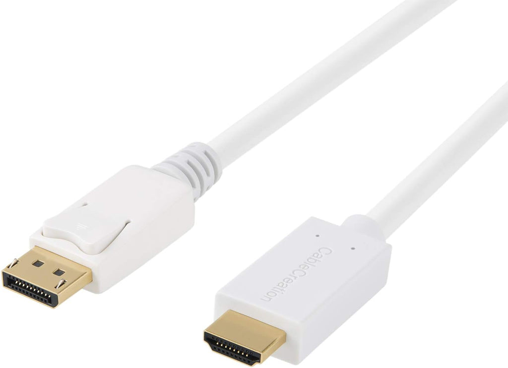 DisplayPort to HDMI Cable 6ft Black Pack of 2 H48292