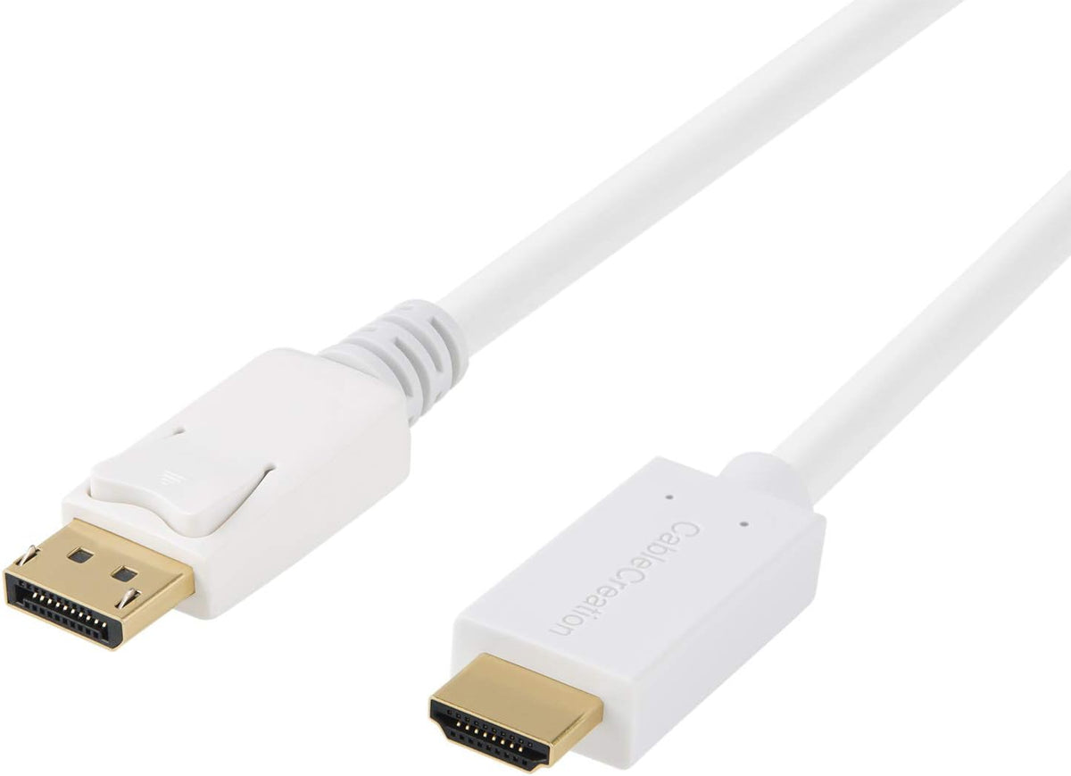 DisplayPort to HDMI Cable 6ft Black Pack of 2 H48292
