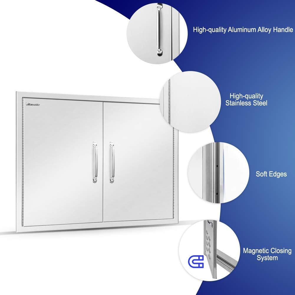 42 W X 21 H Stainless Steel Double Access Door P23992