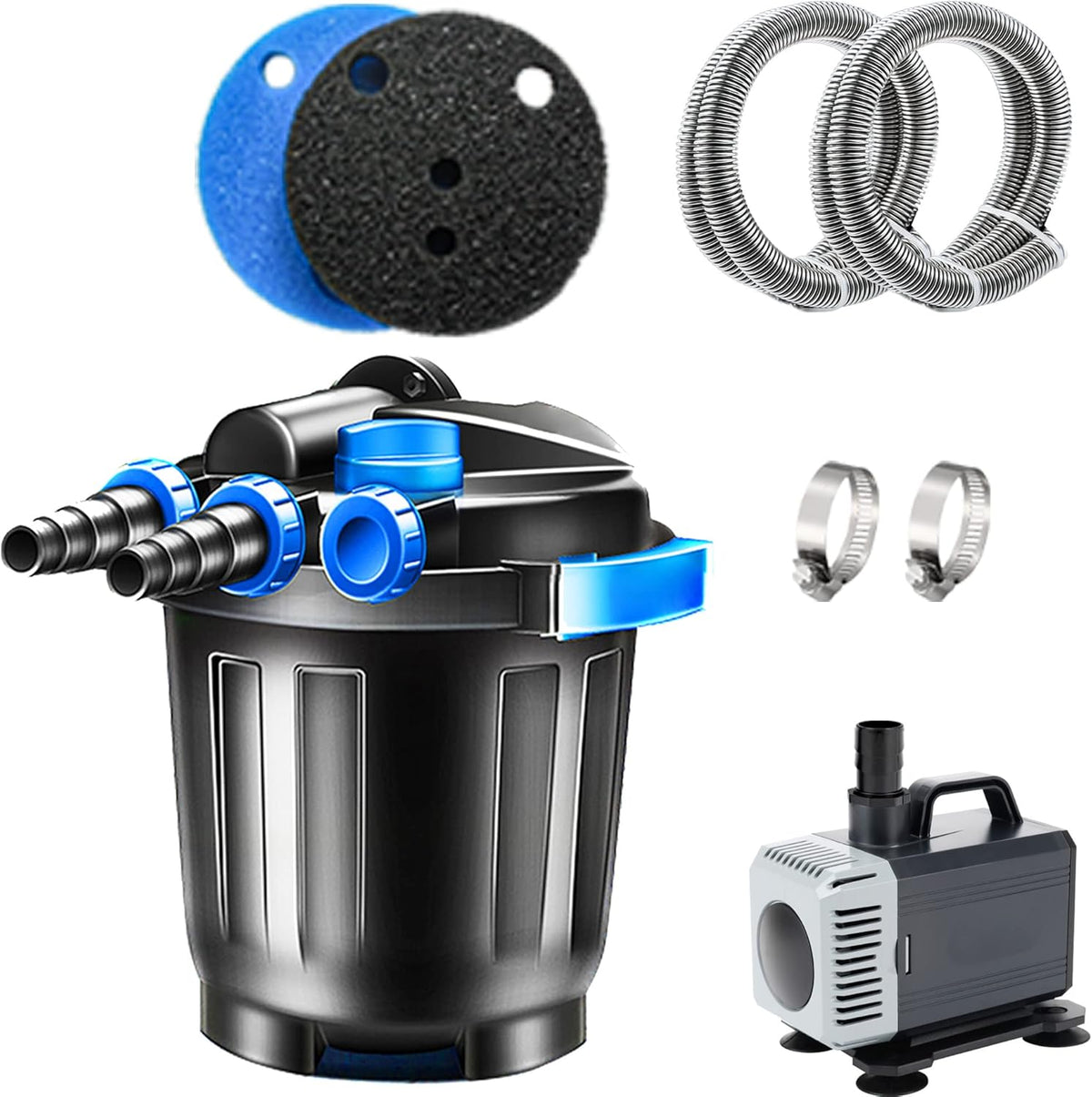 Pressure Bio Filter with UV for Pond Z6735