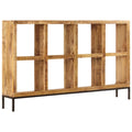 Wooden Sideboard with 8 Storage Compartments Mango Wood Console Table W202330