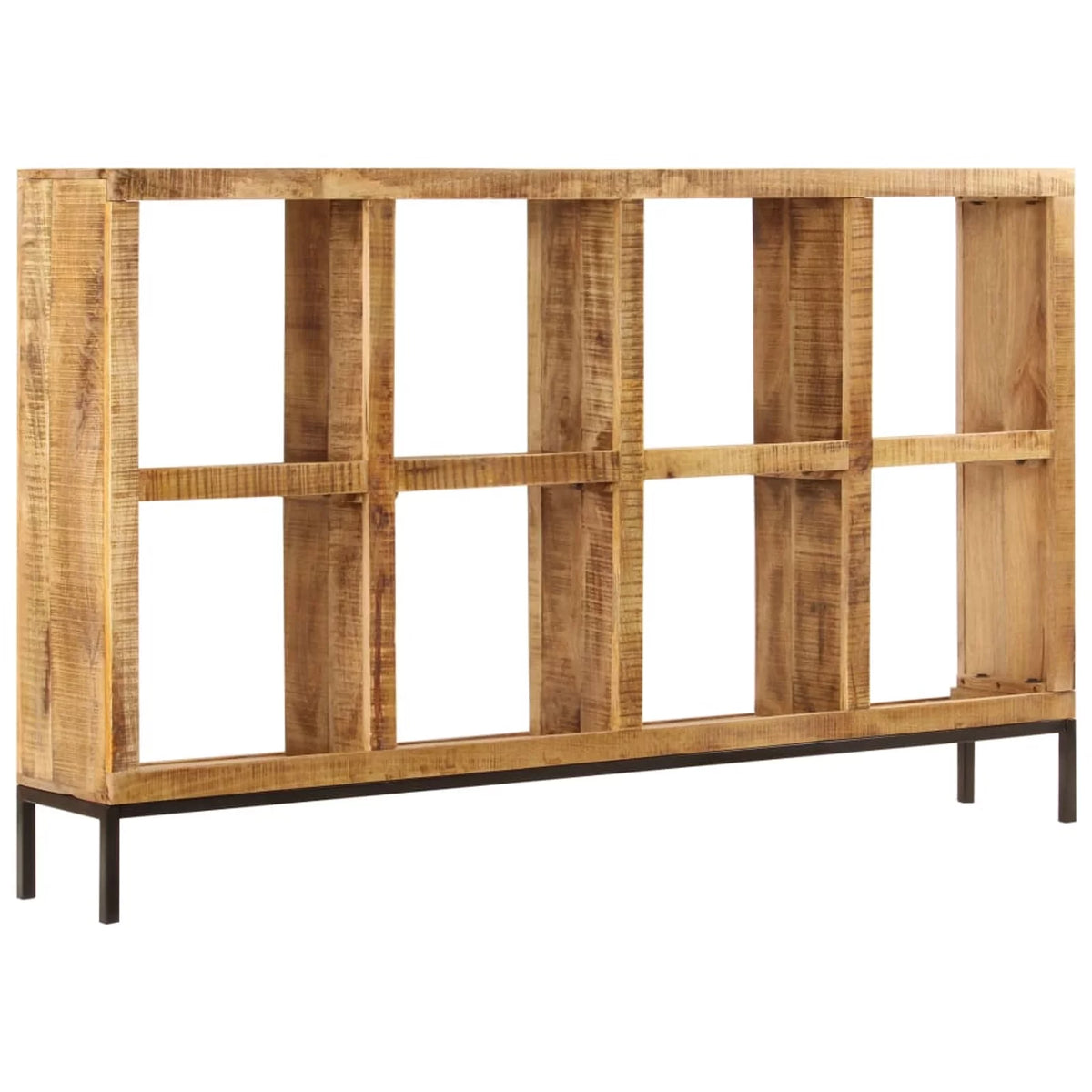 Wooden Sideboard with 8 Storage Compartments Mango Wood Console Table W202330