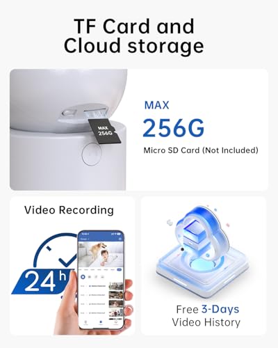 2K Pan/Tilt Indoor Security Camera J20870