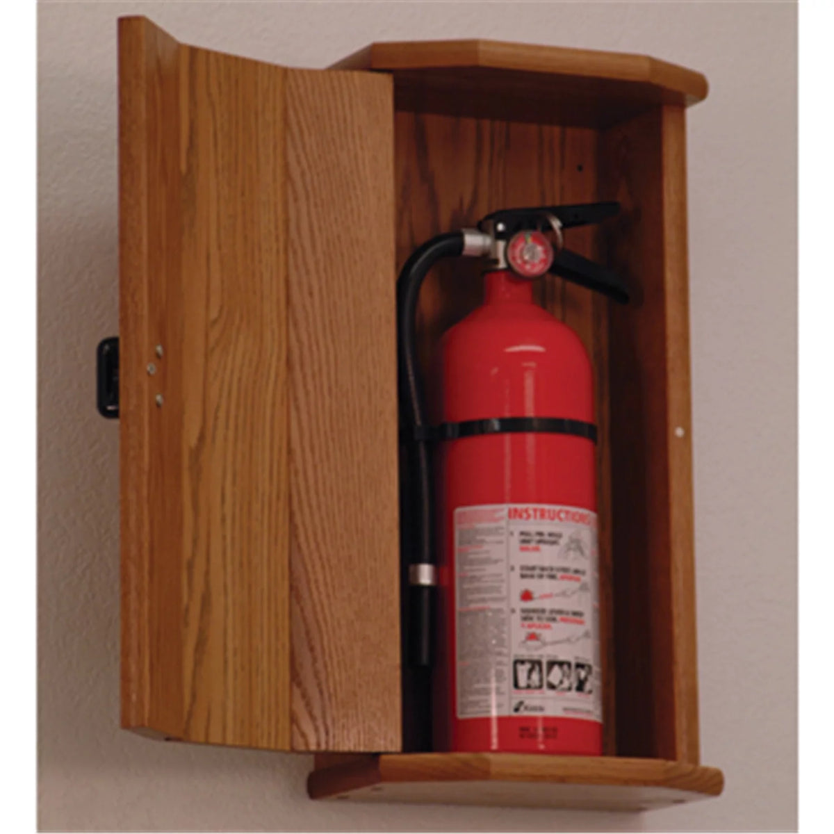 Wooden Mahogany Fire Extinguisher Cabinet L233315